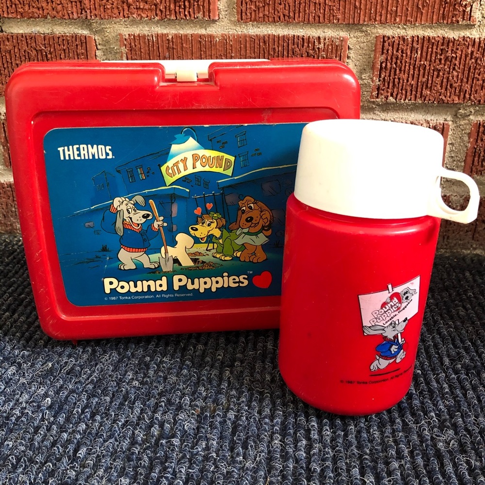 Thermos Pound Puppies Lunch Box